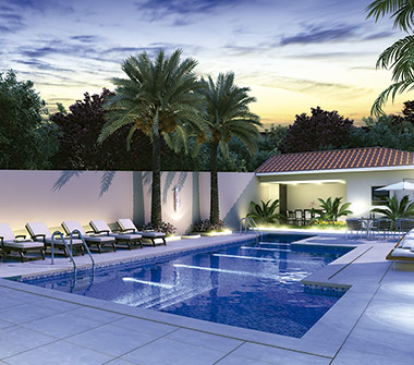 Perspectiva piscina