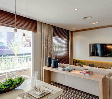 Foto do apartamento decorado