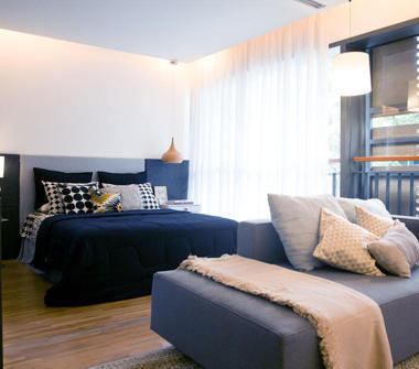 Foto apartamento modelo decorado 48m²