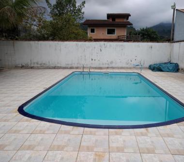 Piscina - Mansão - 760m² Área Total - 6 Dorm. 6 Suítes, 4 Vagas de Garagem - Horto - Ubatuba